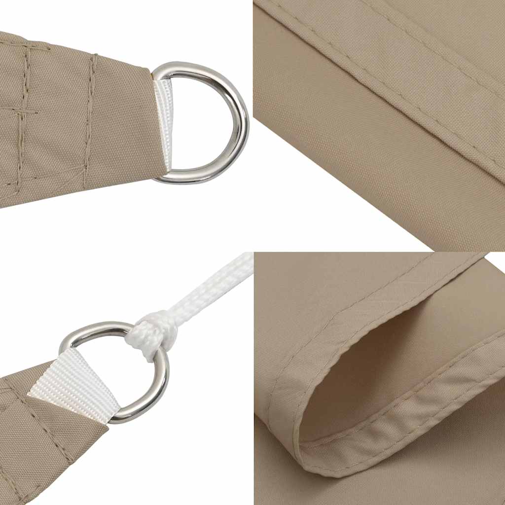 Πανί Σκίασης Ορθογώνιο Taupe 3 x 6 μ. από Ύφασμα Oxford 7