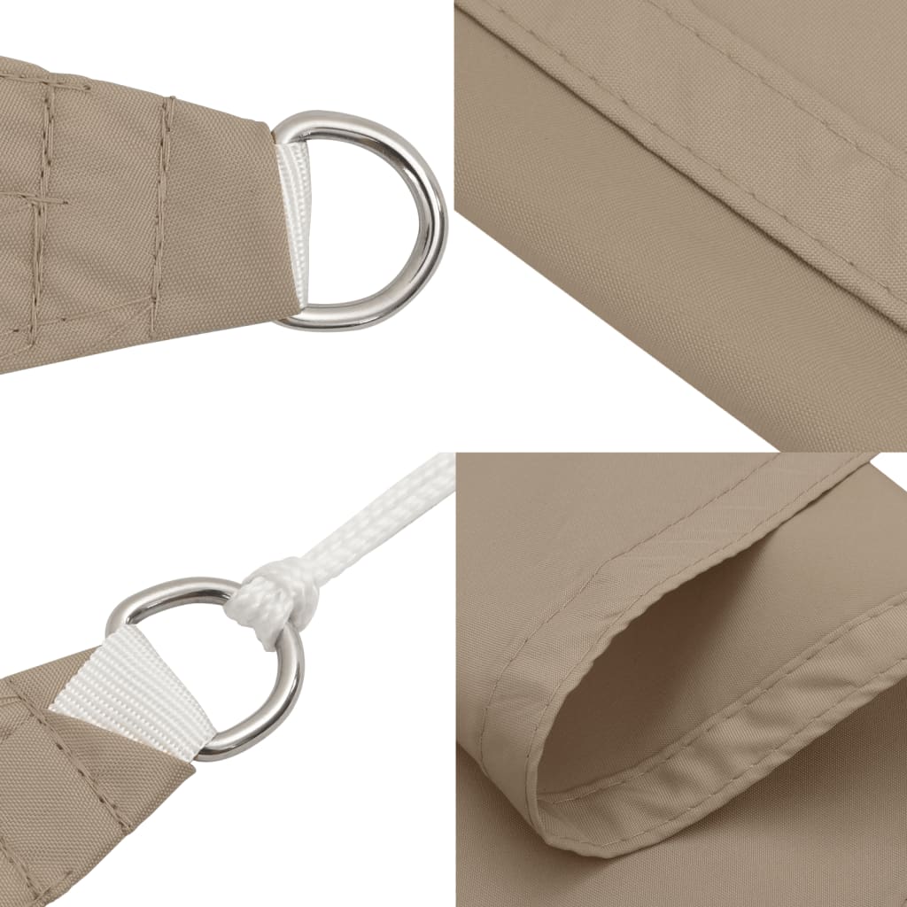 Πανί Σκίασης Ορθογώνιο Taupe 6 x 7 μ. από Ύφασμα Oxford 7
