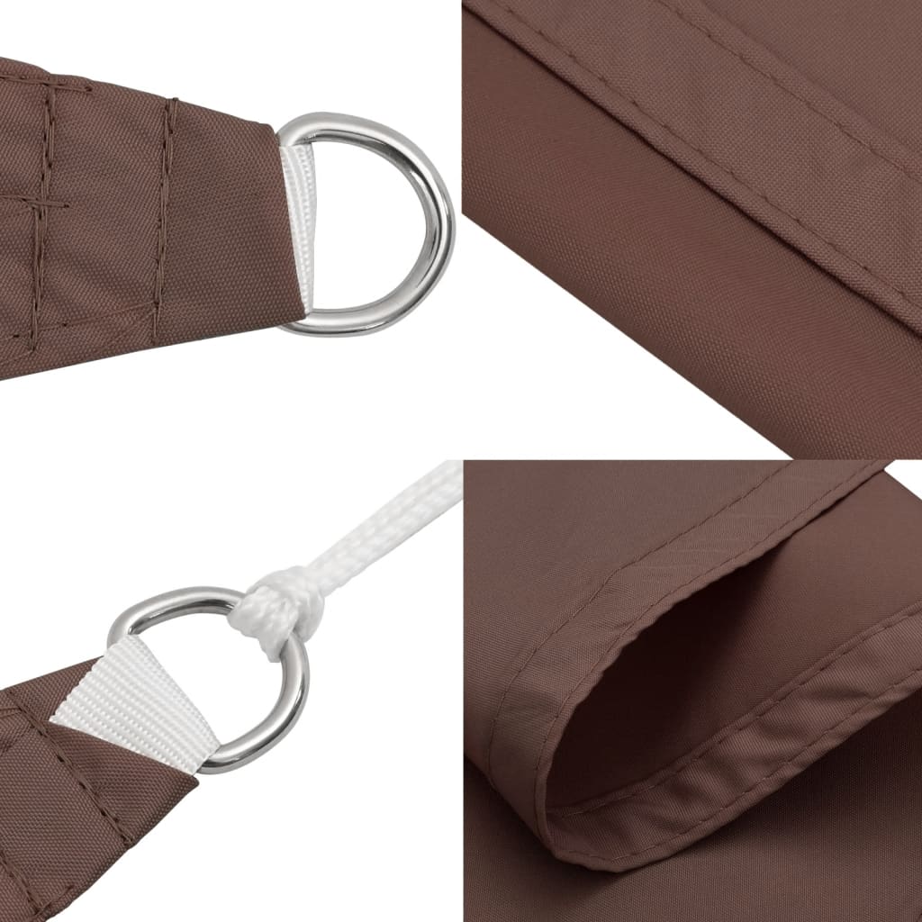Πανί Σκίασης Ορθογώνιο Καφέ 2 x 2,5 μ. από Ύφασμα Oxford 7