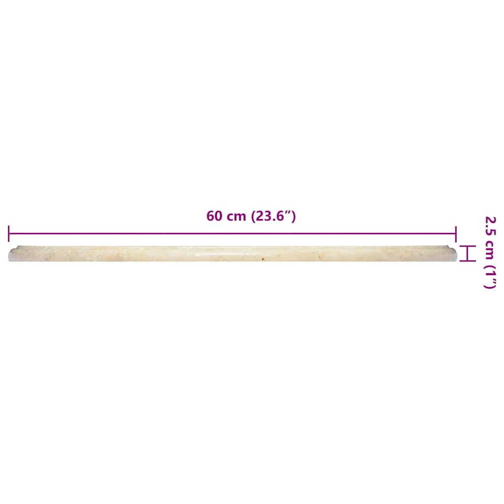 Επιφάνεια Τραπεζιού Μαύρη Ø50 x 2,5 cm Μαρμάρινη 6