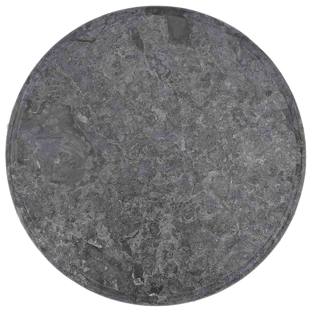 Επιφάνεια Τραπεζιού Γκρι Ø50 x 2,5 εκ. Μαρμάρινη 5