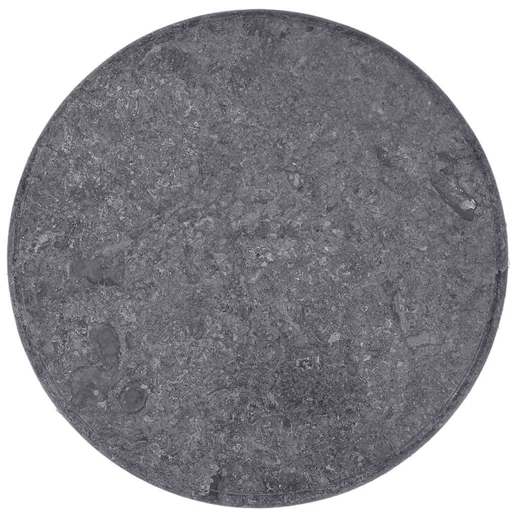 Επιφάνεια Τραπεζιού Γκρι Ø50 x 2,5 εκ. Μαρμάρινη 7