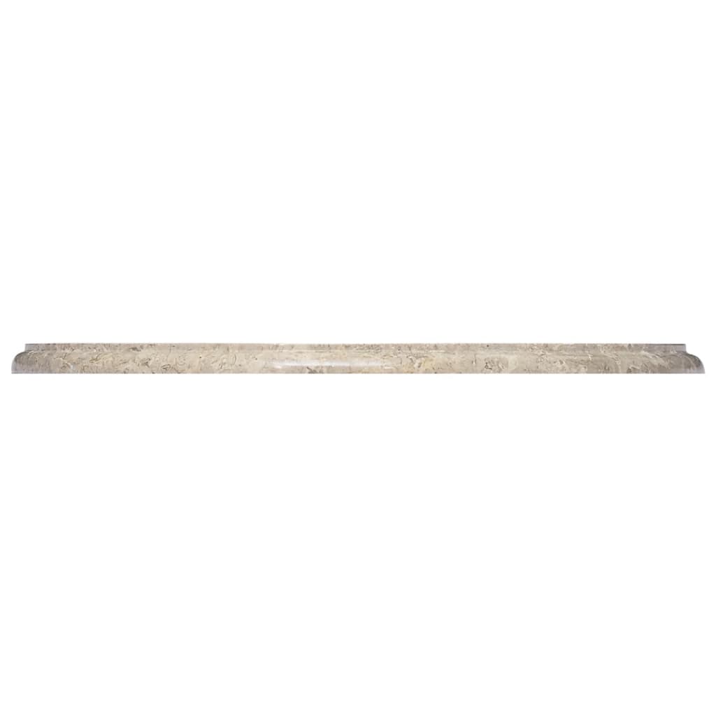 Επιφάνεια Τραπεζιού Γκρι Ø60 x 2,5 εκ. Μαρμάρινη 3