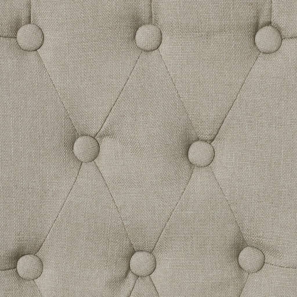 Καρέκλες Τραπεζαρίας 6 τεμ. Καμηλό Υφασμάτινες 5