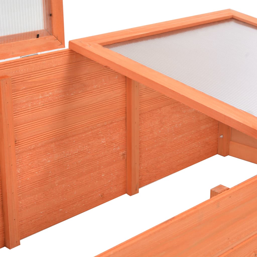 Θερμοκήπιο 100x50x34 εκ. Ξύλινο 8