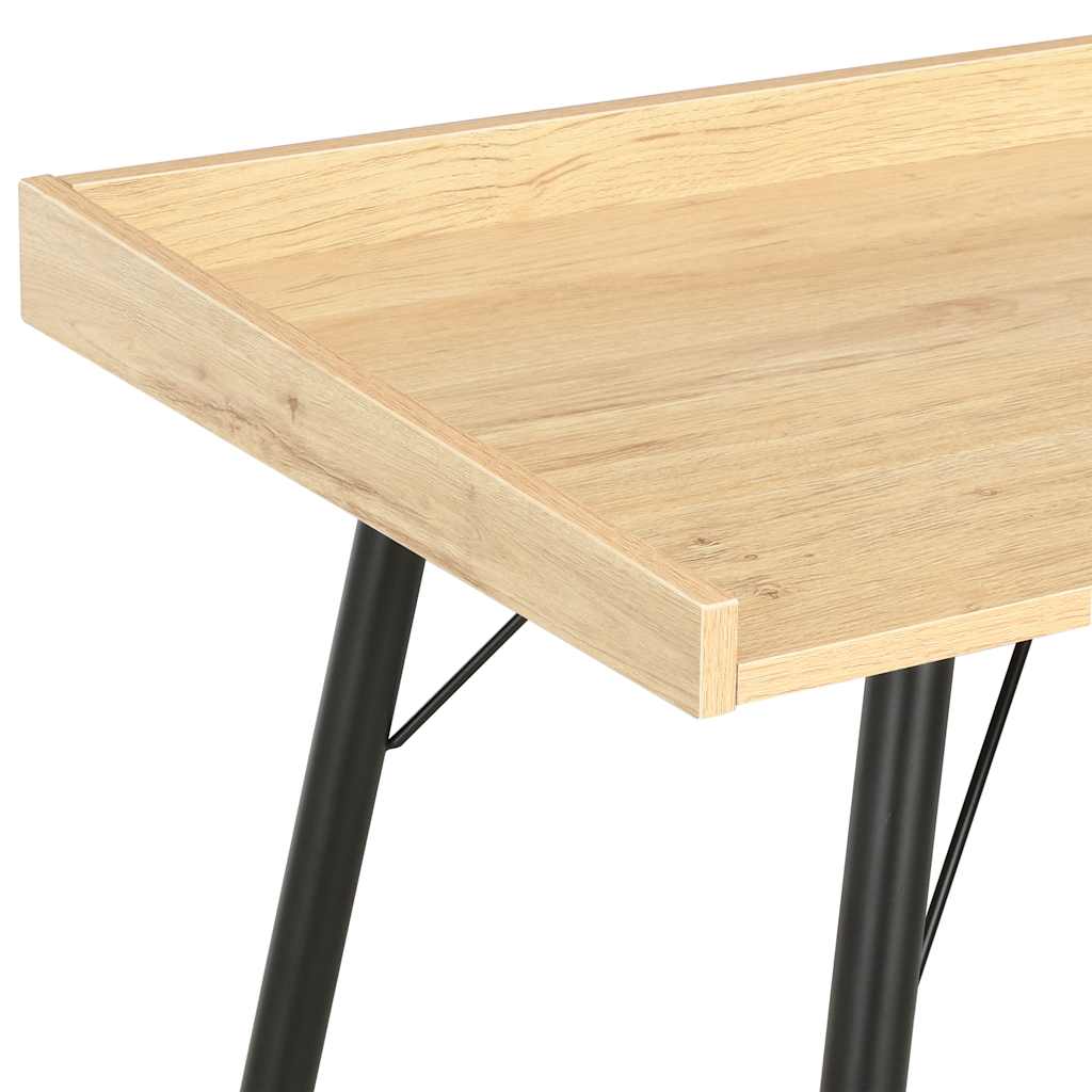 Γραφείο Χρώμα Δρυός 90 x 50 x 79 εκ. 4