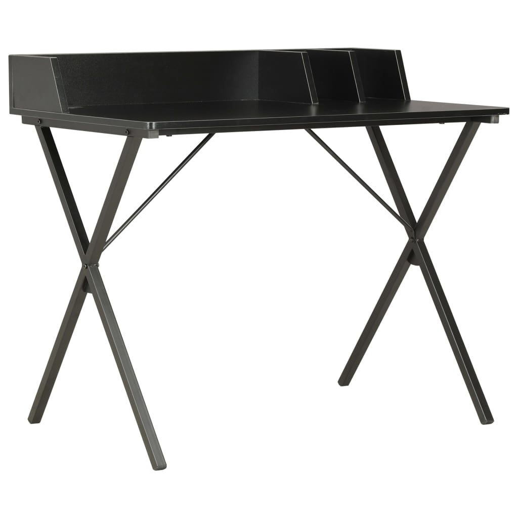 Γραφείο Μαύρο 80 x 50 x 84 εκ. 1