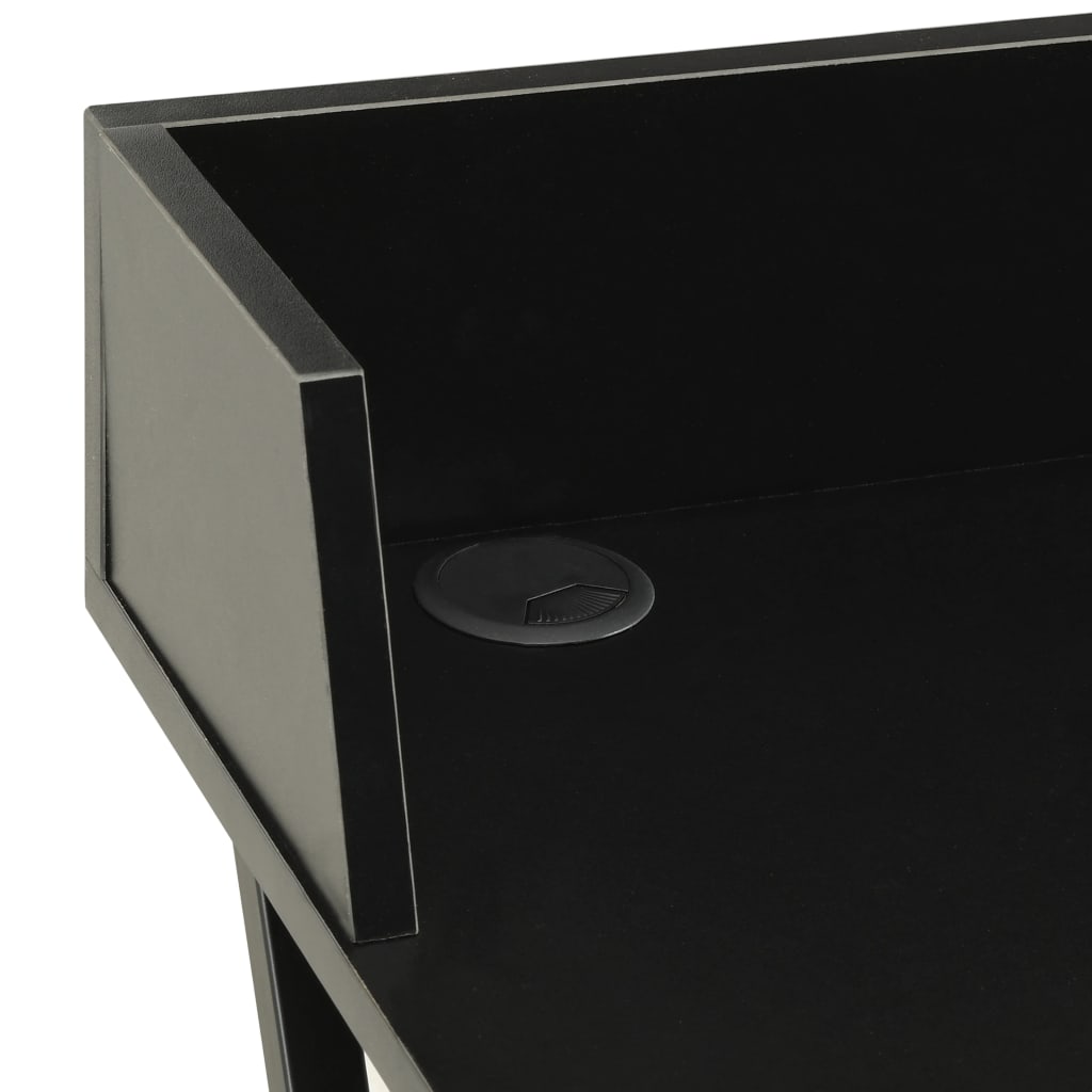 Γραφείο Μαύρο 80 x 50 x 84 εκ. 6