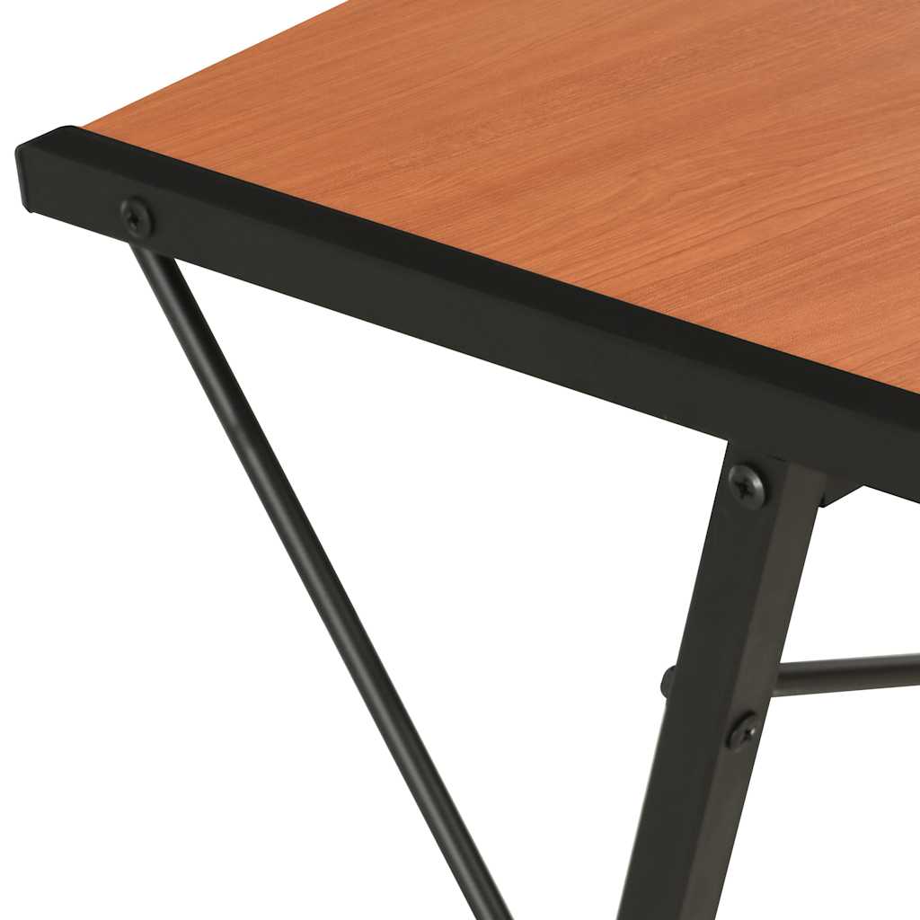 Γραφείο με Ράφια Μαύρο / Καφέ 116 x 50 x 93 εκ. 6