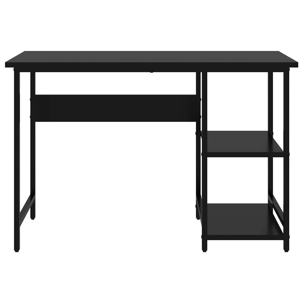 Γραφείο Υπολογιστή Μαύρο 105 x 55 x 72 εκ. από MDF και Μέταλλο 3
