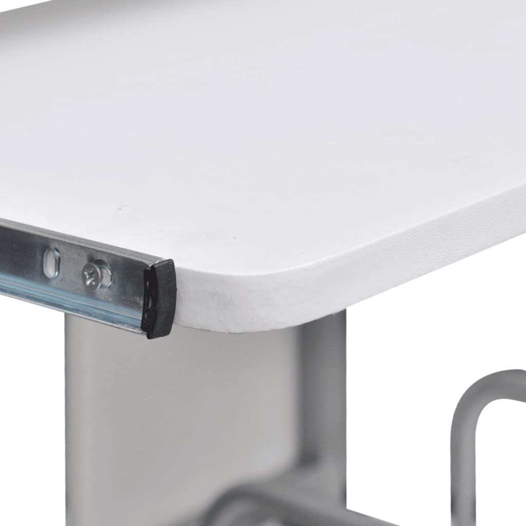 Γραφείο Υπολογιστή Λευκό 110 x 52 x 88,5 εκ. Επεξεργασμένο Ξύλο 3