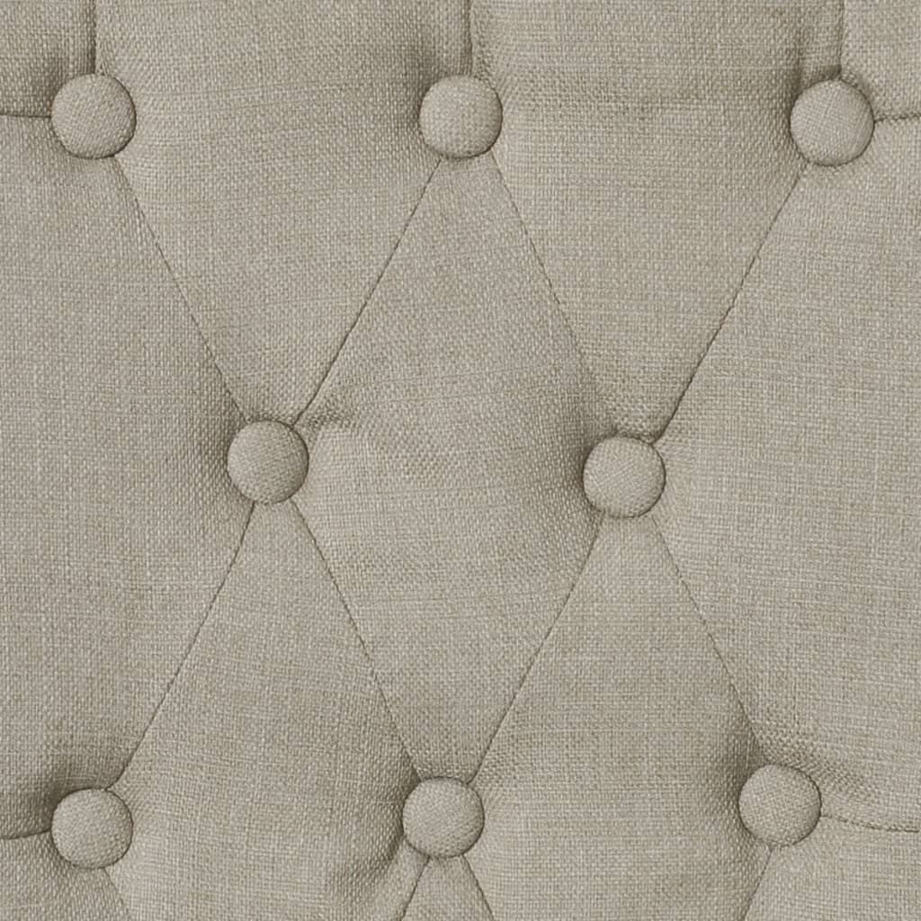 Καρέκλες Τραπεζαρίας 2 τεμ. Καμηλό Υφασμάτινες 4