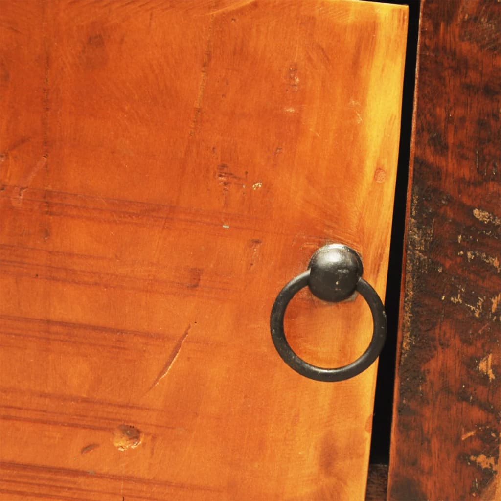 Έπιπλο Τηλεόρασης Vintage με 2 Πόρτες Μασίφ Ανακυκλωμένο Ξύλο 10