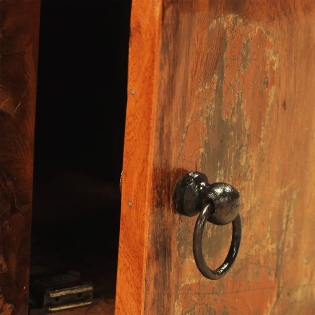 Έπιπλο Τηλεόρασης Vintage με 2 Πόρτες Μασίφ Ανακυκλωμένο Ξύλο 9