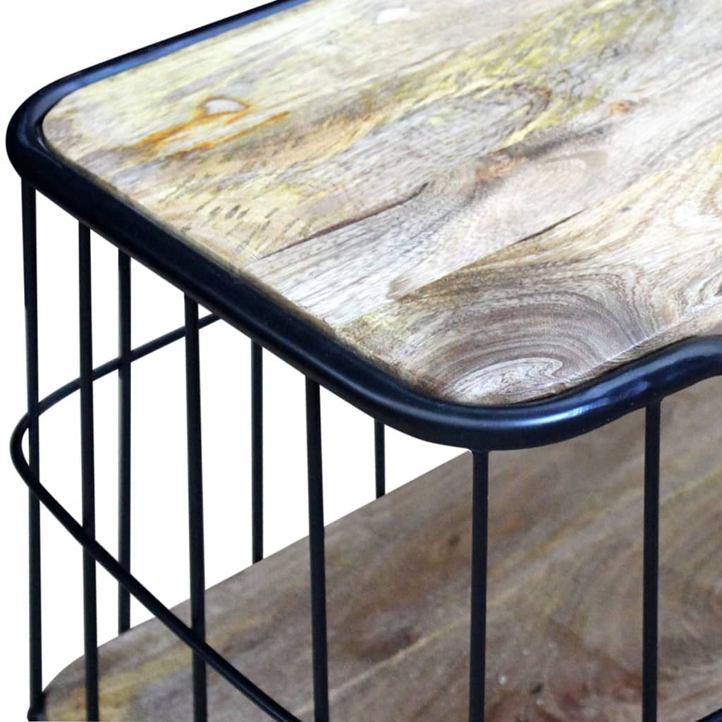 Έπιπλο Τηλεόρασης 100 x 40 x 45 εκ. από Μασίφ Ξύλο Μάνγκο 7