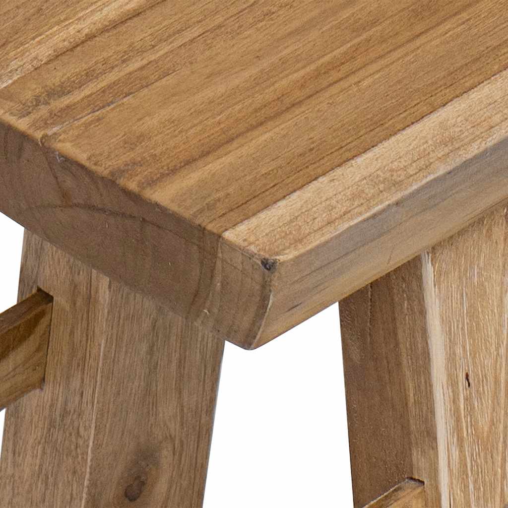 Παγκάκι 100x28x43 εκ. από Μείγμα Ανακυκλωμένων Ξύλων/Μασίφ teak 7