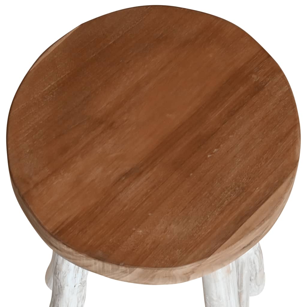 Σκαμπό Μπαρ από Μασίφ Ξύλο Teak 3
