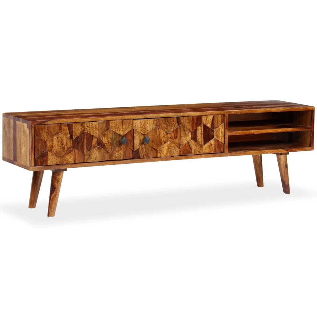 Έπιπλο Τηλεόρασης 140 x 30 x 40 εκ. από Μασίφ Ξύλο Sheesham 1