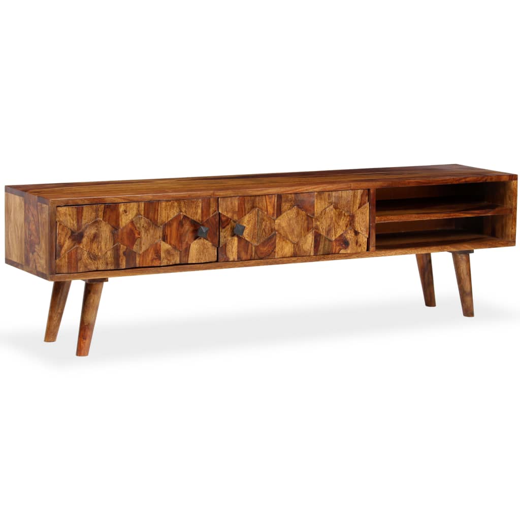 Έπιπλο Τηλεόρασης 140 x 30 x 40 εκ. από Μασίφ Ξύλο Sheesham 10
