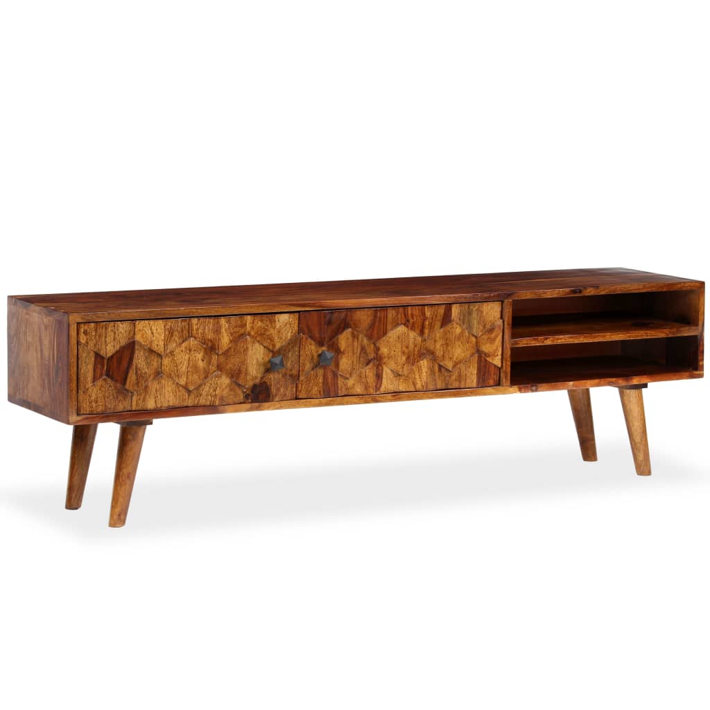 Έπιπλο Τηλεόρασης 140 x 30 x 40 εκ. από Μασίφ Ξύλο Sheesham 11
