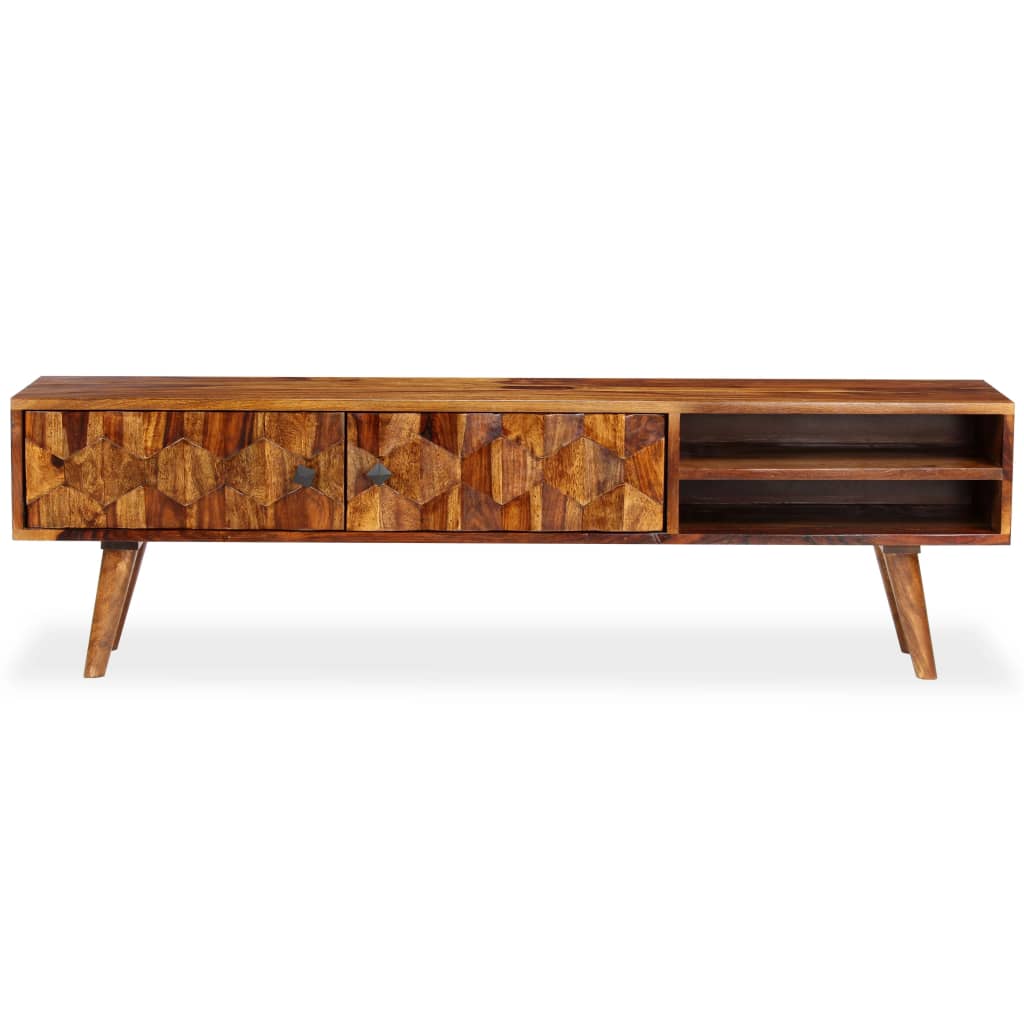 Έπιπλο Τηλεόρασης 140 x 30 x 40 εκ. από Μασίφ Ξύλο Sheesham 3