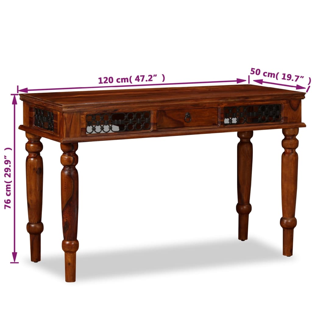 Γραφείο 120 x 50 x 76 εκ. από Μασίφ Ξύλο Sheesham 9