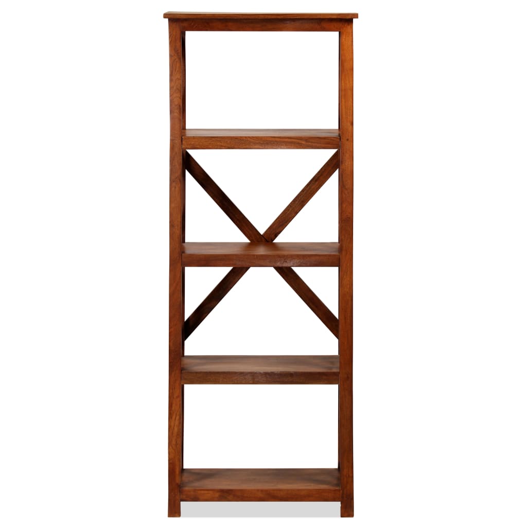 Βιβλιοθήκη 60x30x160 εκ. Μασίφ Ξύλο Ακακίας/Μελί Sheesham 3