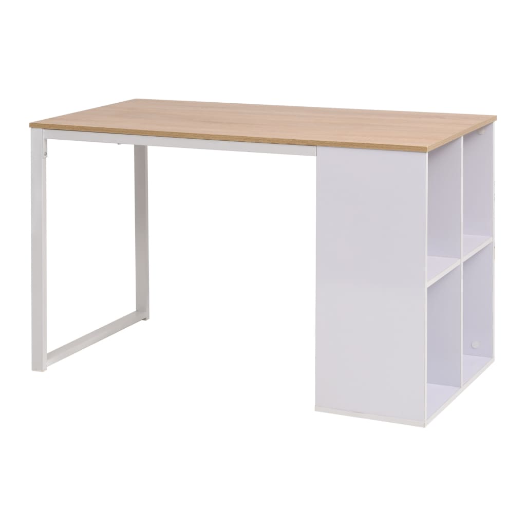 Γραφείο Δρυς και Λευκό 120 x 60 x 75 εκ. 1