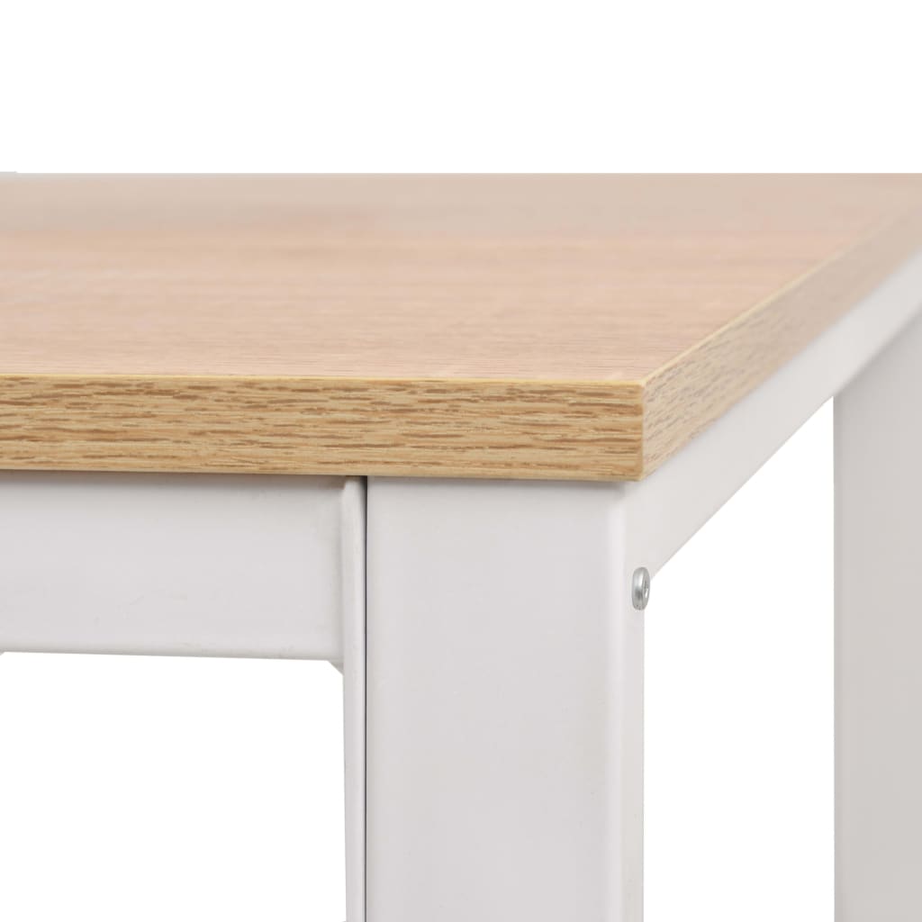 Γραφείο Δρυς και Λευκό 120 x 60 x 75 εκ. 6
