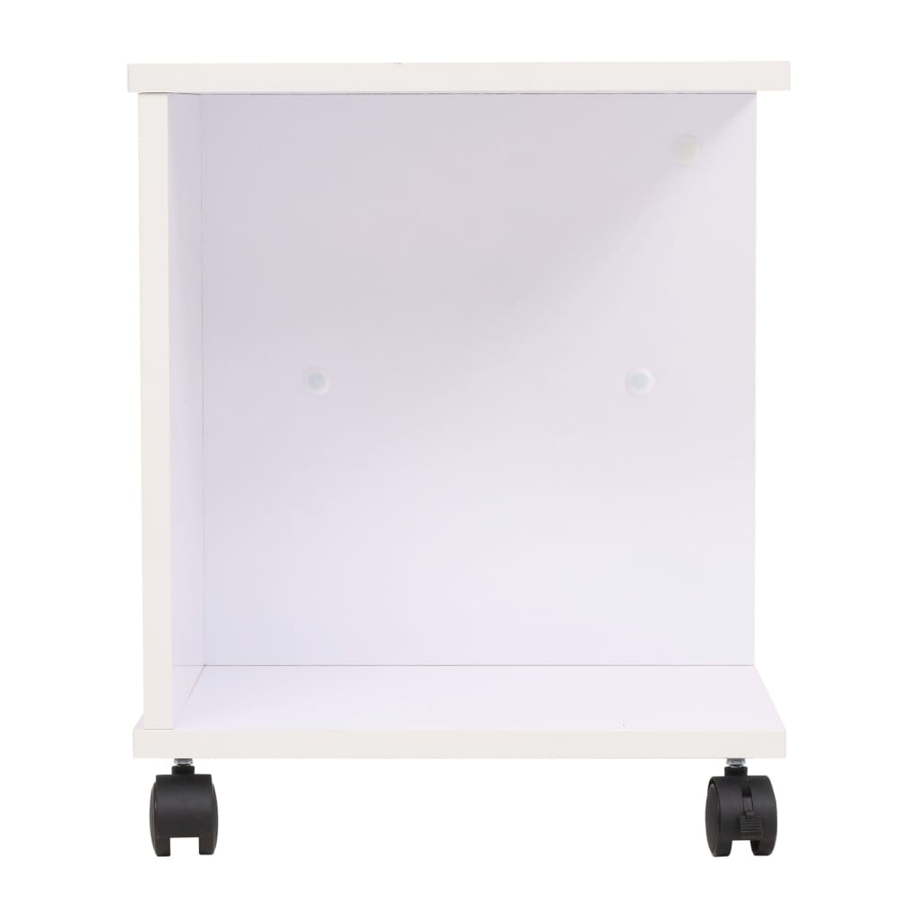 Ραφιέρα με Ρόδες Λευκό Χρώμα 50 x 35 x 42 εκ. 4