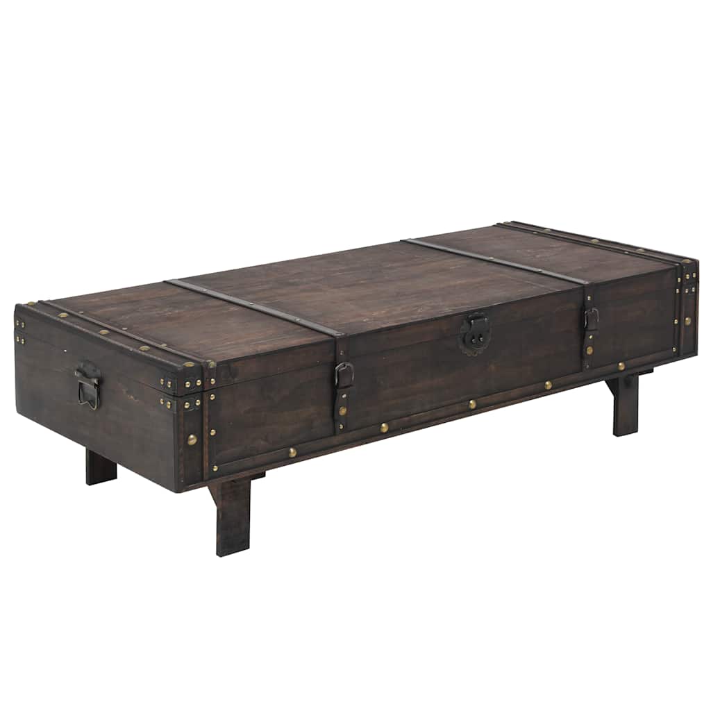 Τραπεζάκι Σαλονιού σε Vintage Στιλ 120x55x35 εκ. Κόντρα πλακέ 1