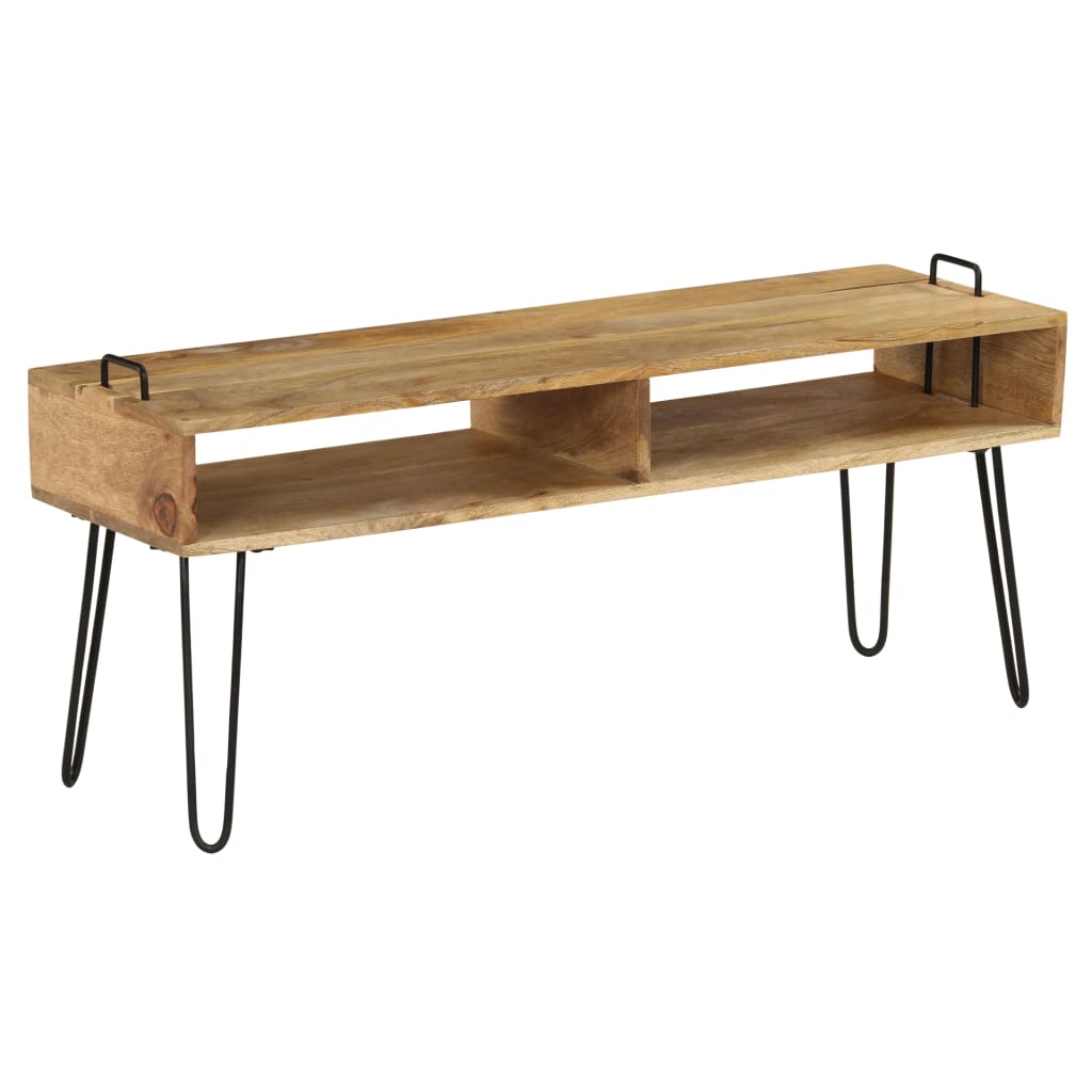 Έπιπλο Τηλεόρασης 110 x 35 x 45 εκ. από Μασίφ Ξύλο Μάνγκο 9