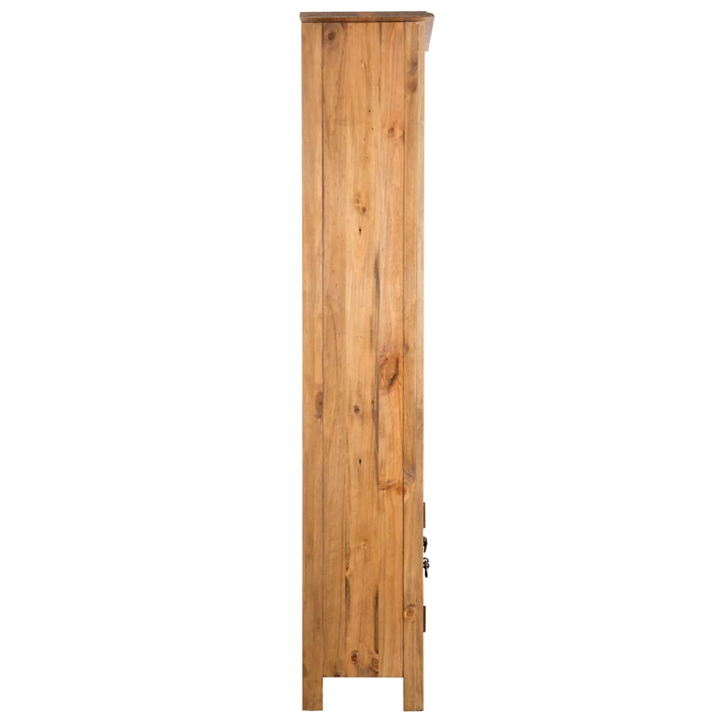 Ντουλάπι Μπάνιου 48x32x170 εκ. Μασίφ Ανακυκλωμένο Ξύλο Πεύκου 3