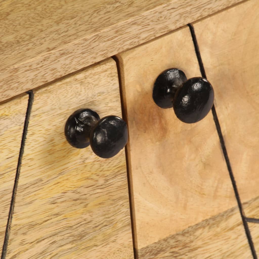 Έπιπλο Τηλεόρασης 140 x 30 x 40 εκ. από Μασίφ Ξύλο Μάνγκο 9