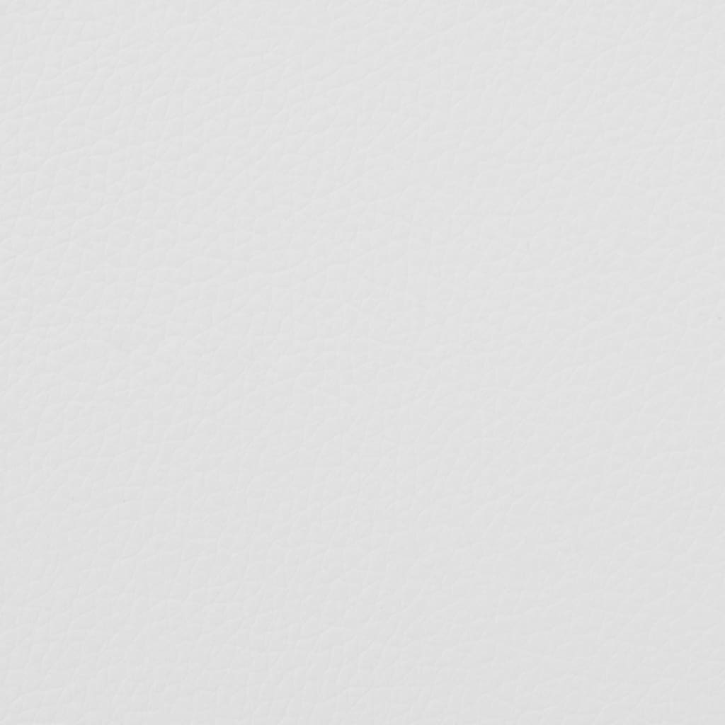 Καρέκλες Τραπεζαρίας 4 τεμ. Λευκές από Συνθετικό Δέρμα 8