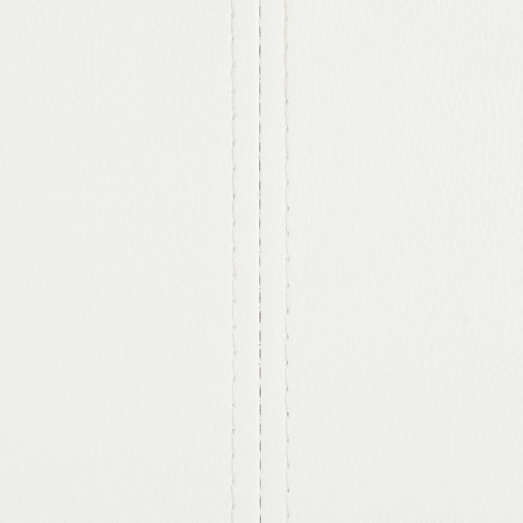 Καρέκλες Τραπεζαρίας «Πρόβολος» 2 τεμ. Λευκές Συνθετικό Δέρμα 7