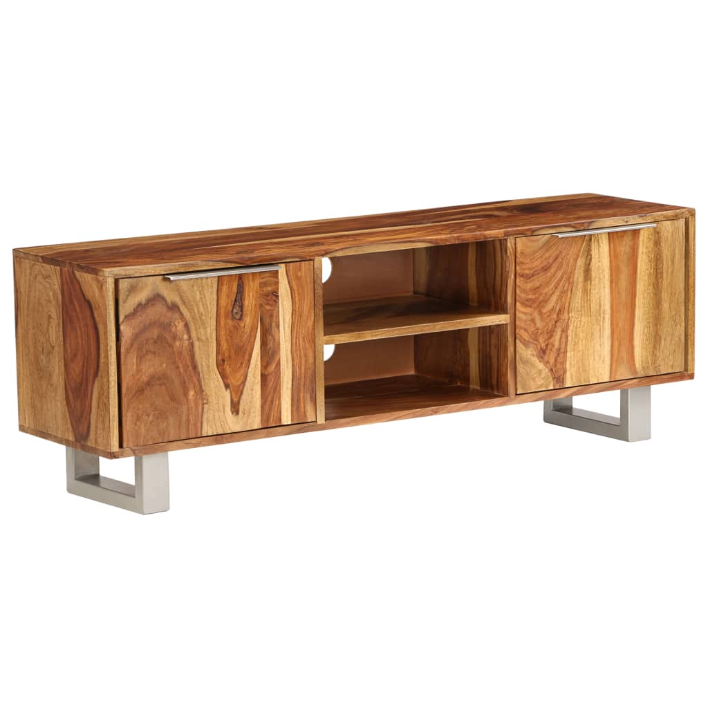Έπιπλο Τηλεόρασης Μελί 118 x 30 x 40 εκ. Μασίφ Ξύλο Sheesham 11