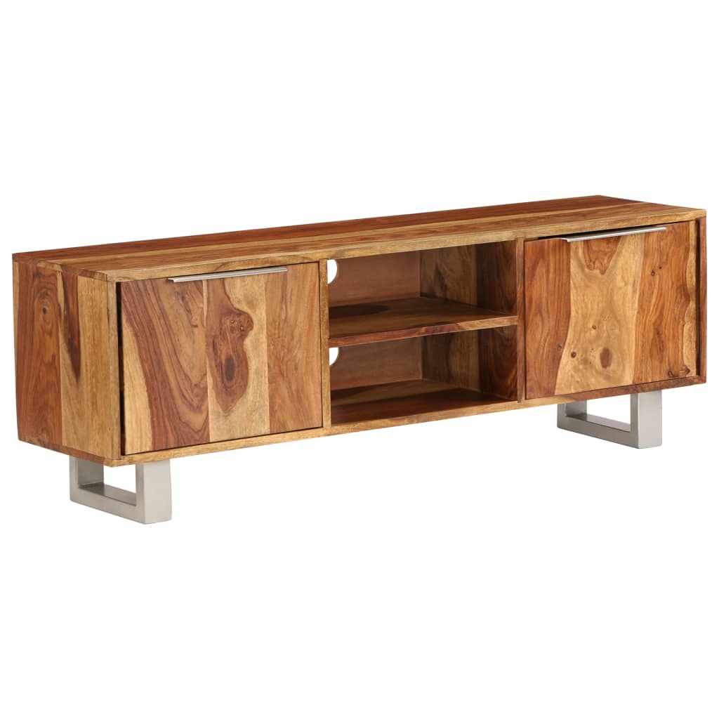 Έπιπλο Τηλεόρασης Μελί 118 x 30 x 40 εκ. Μασίφ Ξύλο Sheesham 12