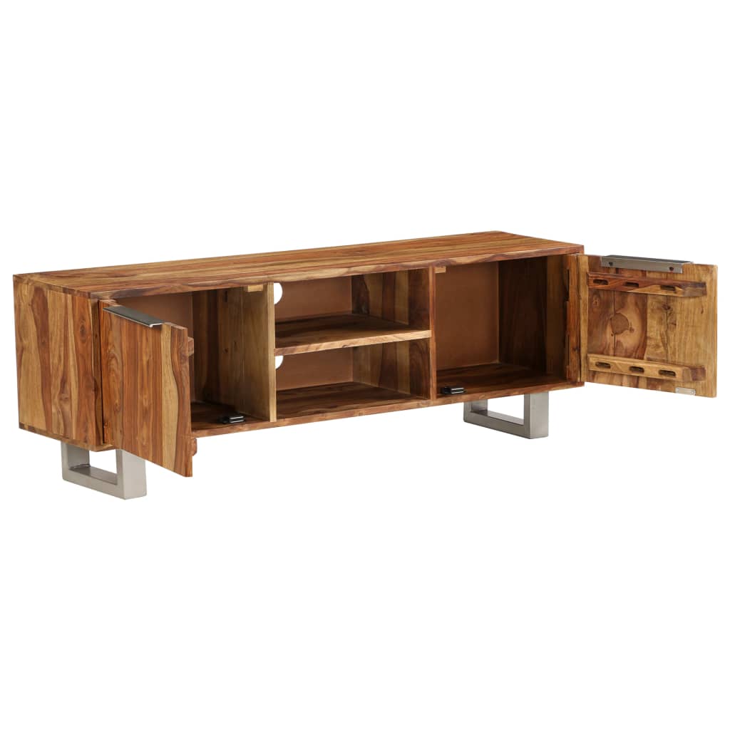Έπιπλο Τηλεόρασης Μελί 118 x 30 x 40 εκ. Μασίφ Ξύλο Sheesham 3