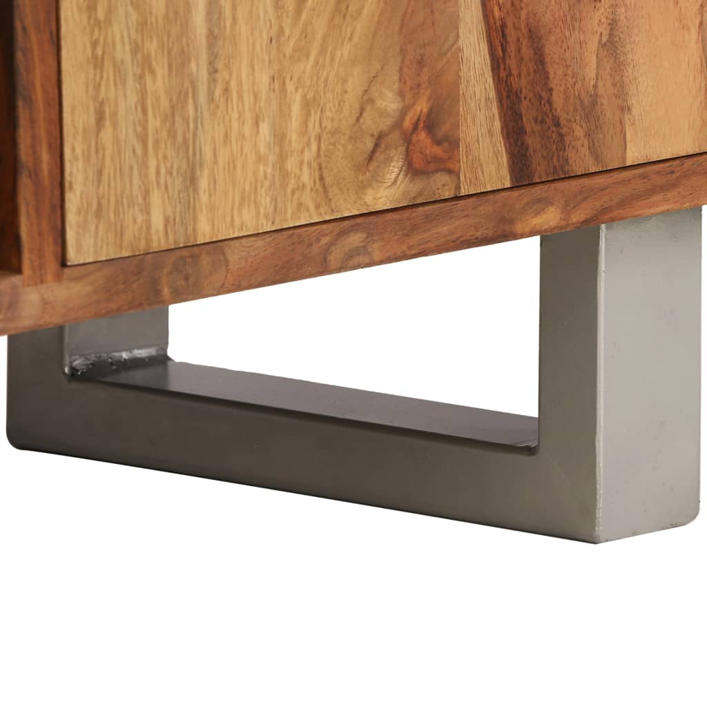 Έπιπλο Τηλεόρασης Μελί 118 x 30 x 40 εκ. Μασίφ Ξύλο Sheesham 9