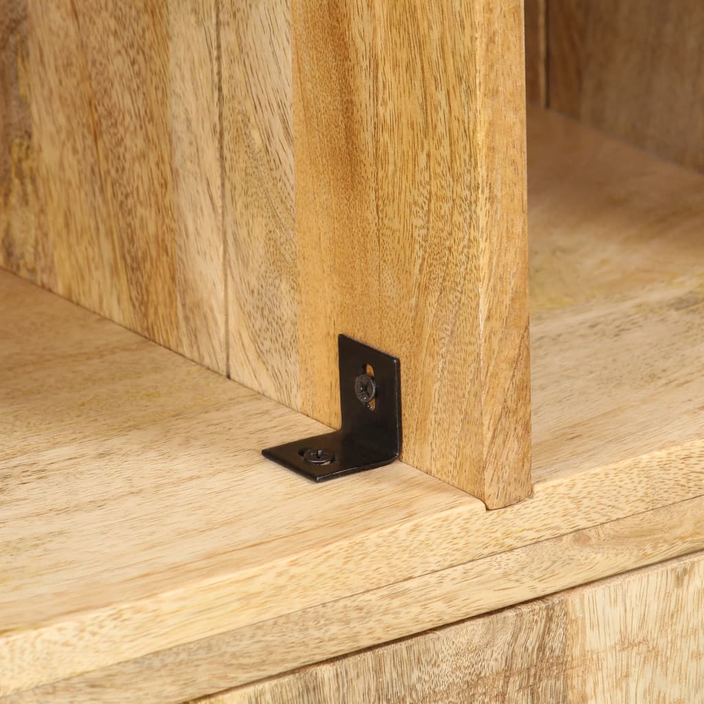 Βιβλιοθήκη 60 x 35 x 180 εκ. από Μασίφ Ξύλο Μάνγκο 5