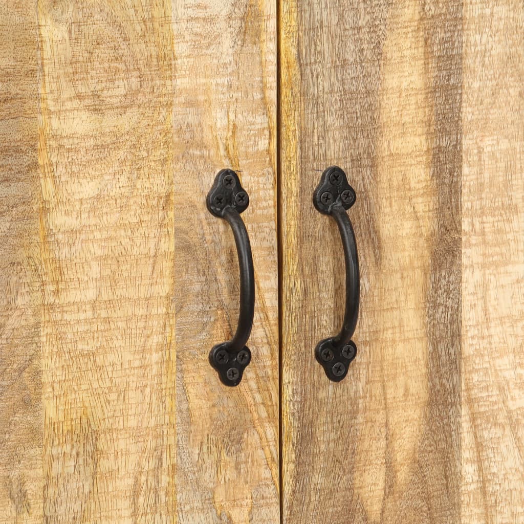 Βιβλιοθήκη 60 x 35 x 180 εκ. από Μασίφ Ξύλο Μάνγκο 6