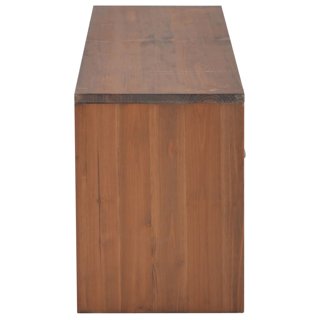 Έπιπλο Τηλεόρασης με 4 Συρτάρια 120x30x40 εκ. Μασίφ Ξύλο Ελάτης 5