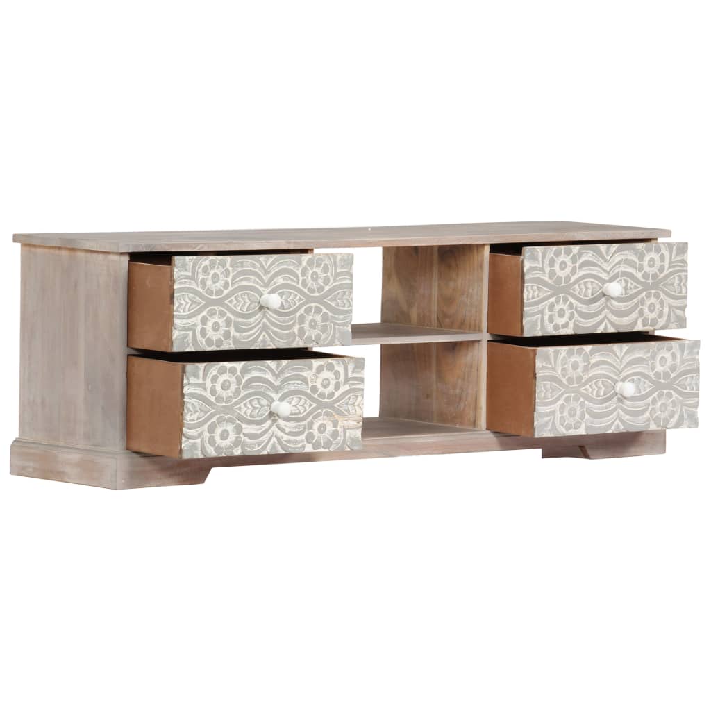 Έπιπλο Τηλεόρασης 120 x 30 x 40 εκ. από Μασίφ Ξύλο Ακακίας 5