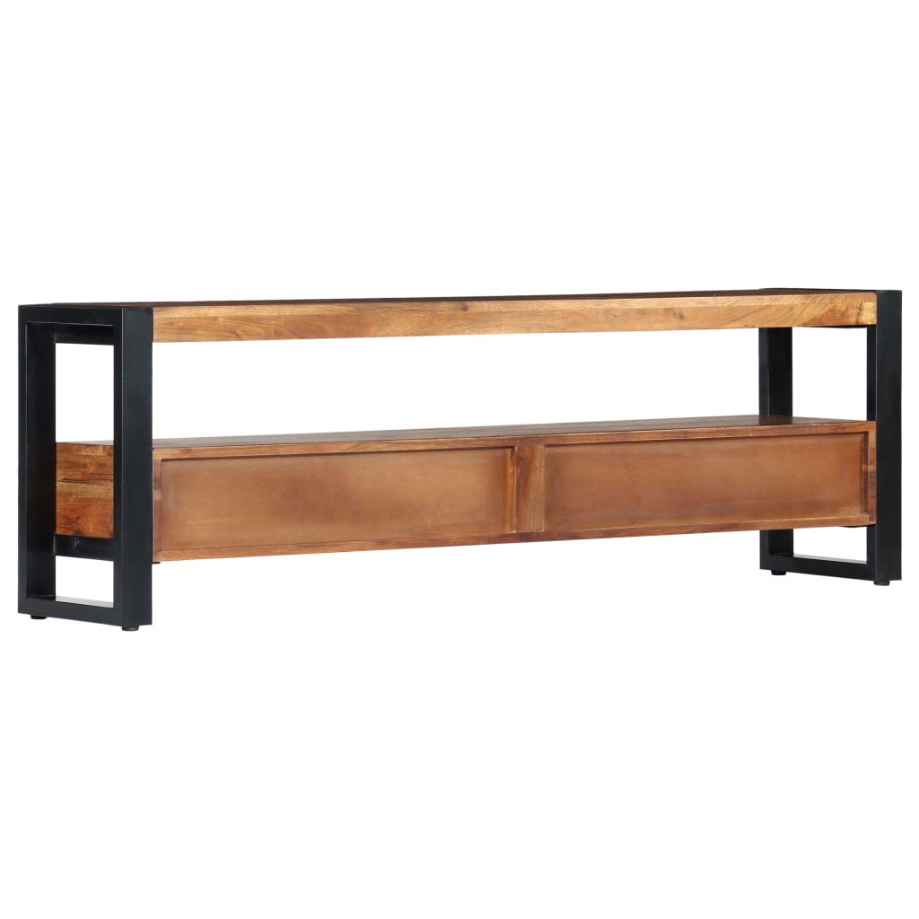 Έπιπλο Τηλεόρασης 140 x 30 x 45 εκ. από Μασίφ Ξύλο Ακακίας 4