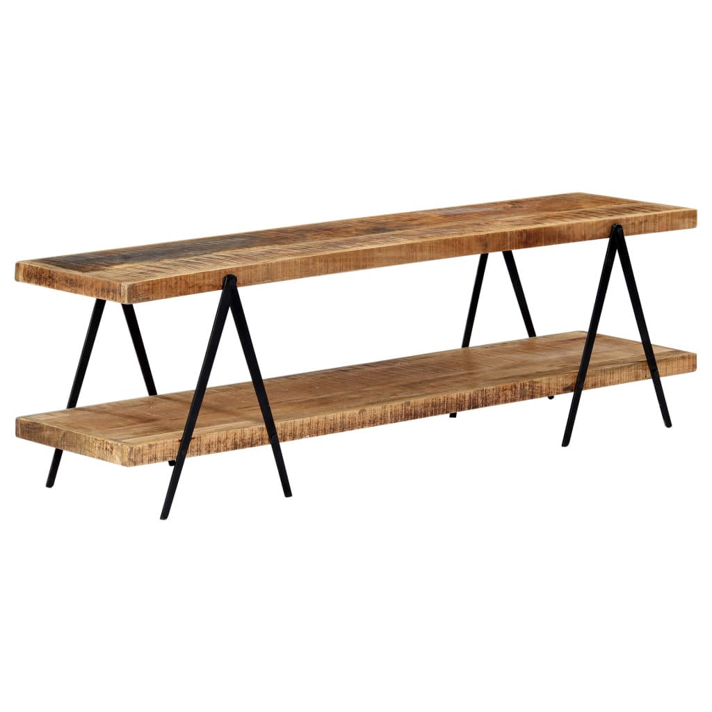 Έπιπλο Τηλεόρασης 160 x 40 x 50 εκ. από Μασίφ Ξύλο Μάνγκο 7