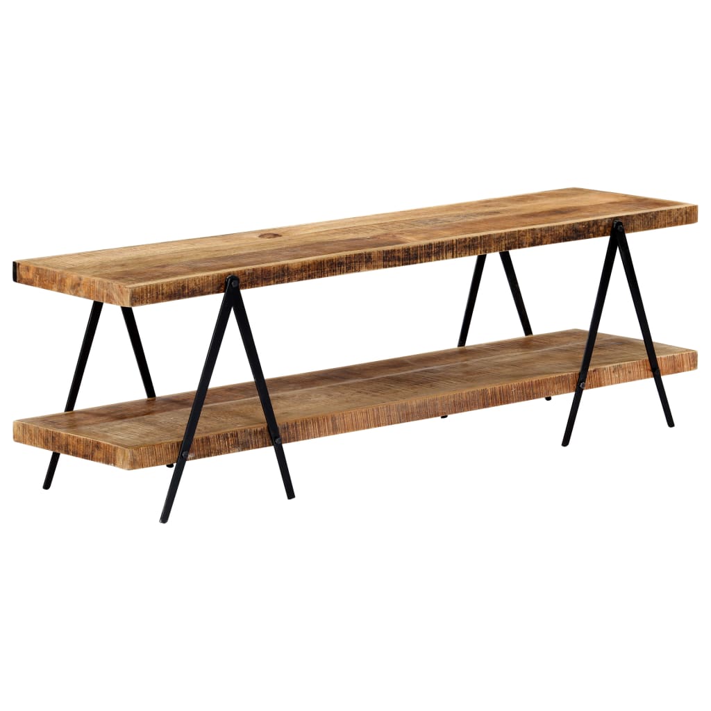 Έπιπλο Τηλεόρασης 160 x 40 x 50 εκ. από Μασίφ Ξύλο Μάνγκο 8