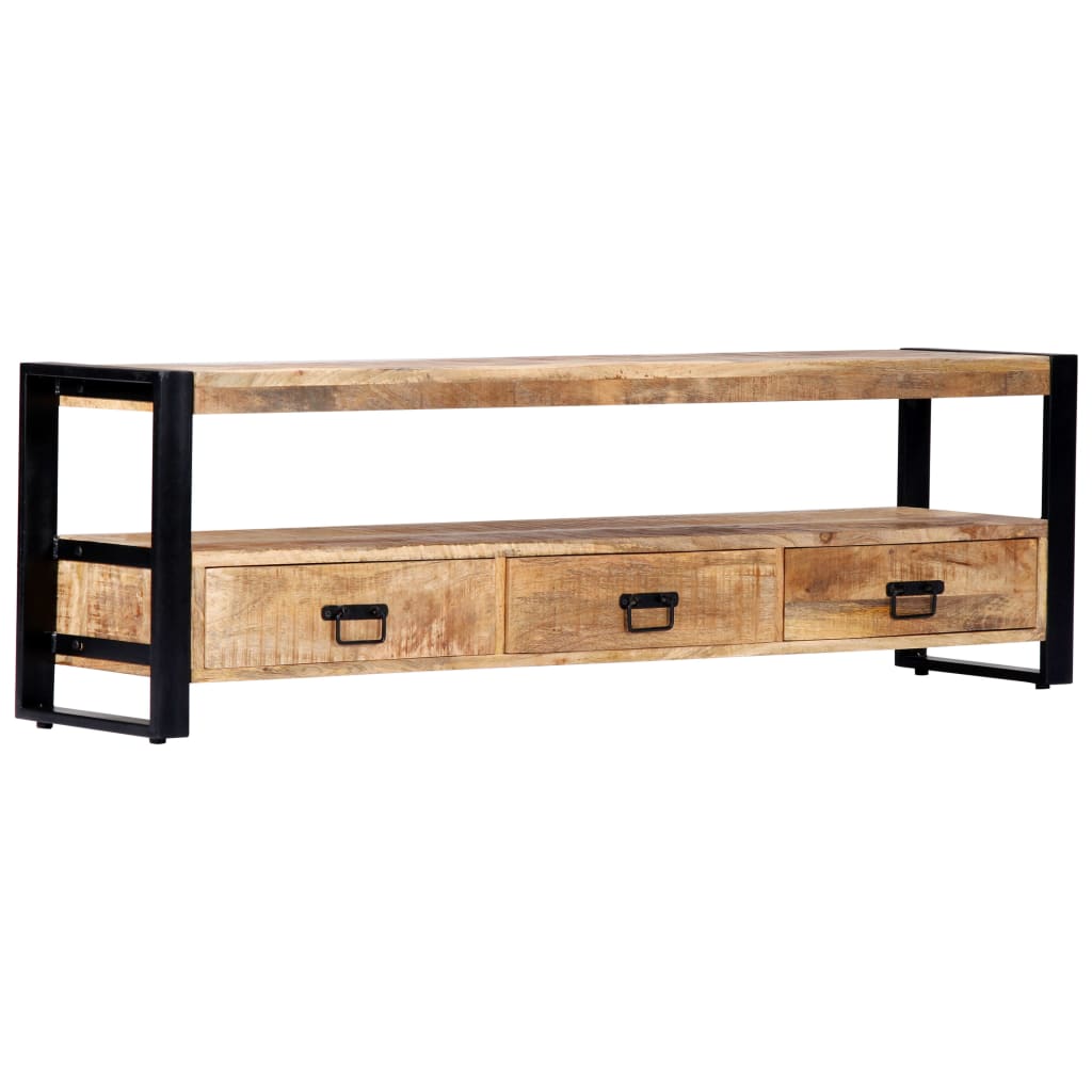 Έπιπλο Τηλεόρασης 150 x 30 x 45 εκ. από Μασίφ Ξύλο Μάνγκο 10