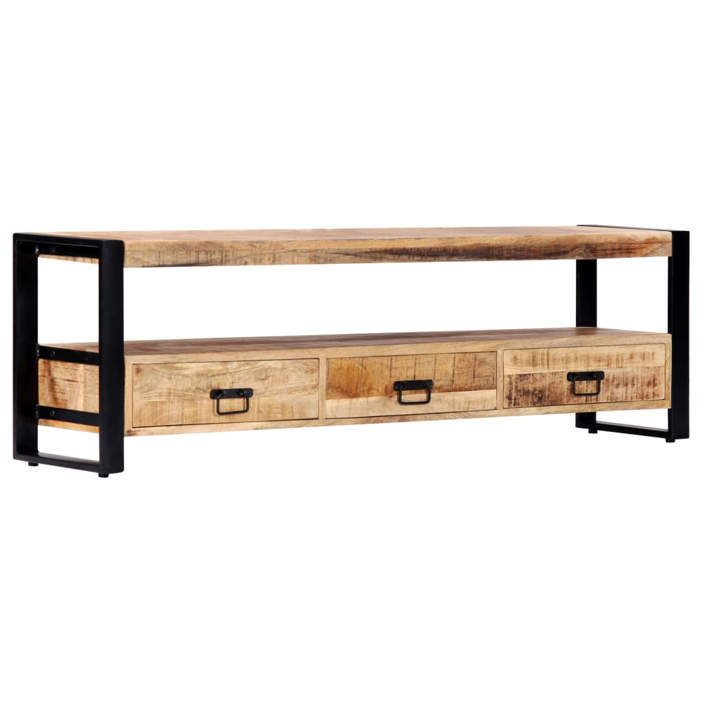 Έπιπλο Τηλεόρασης 150 x 30 x 45 εκ. από Μασίφ Ξύλο Μάνγκο 8