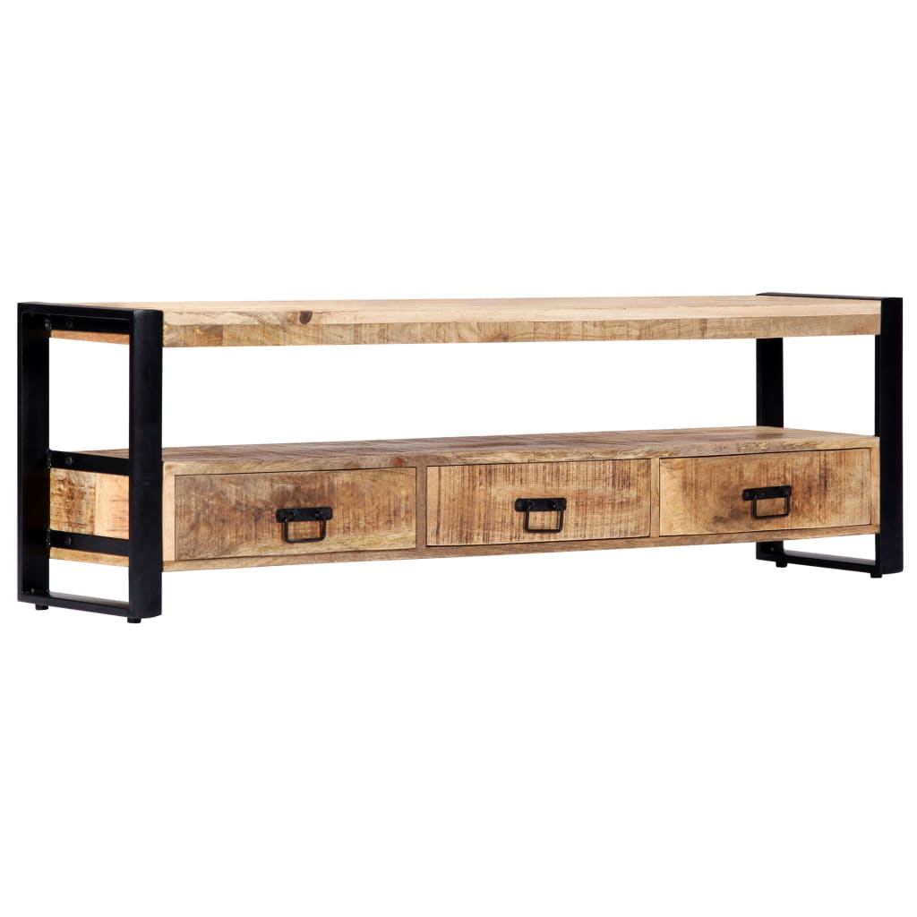 Έπιπλο Τηλεόρασης 150 x 30 x 45 εκ. από Μασίφ Ξύλο Μάνγκο 9